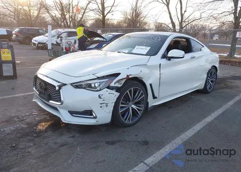 2018 Infiniti Q60 3.0T Luxe z USA, uszkodzony, nr VIN JN1EV7EL9JM392895
